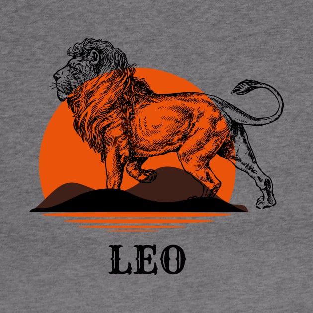 Fierce Leo Zodiac Sign by MOFF-